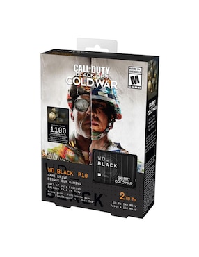 Disco Duro Externo 2TB Western Digital P10 Consola Xbox X S PS4 WDBAZC0020BBK-WESN