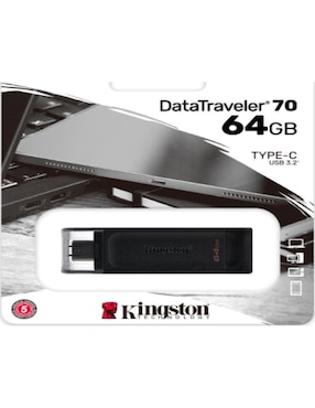 Memoria USB Tipo C 64GB Kingston