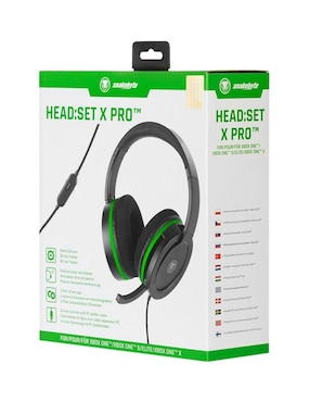 Audífonos Gamer Snakebyte Headset Pro XB1 Alámbricos Con Cancelación De Ruido