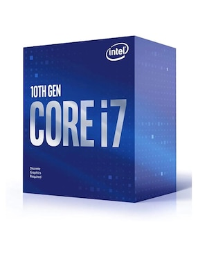 Procesador Intel Core i7 10700F 2.9 GHz 8 Core 1200 BX8070110700F