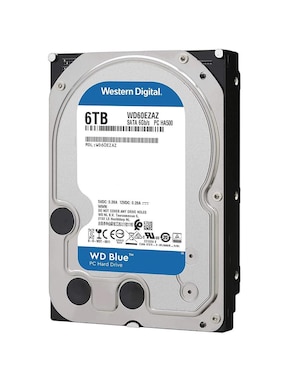 Disco duro externo Western Digital capacidad 6 TB