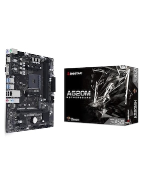 Tarjeta Madre Biostar A520MH Socket AM4 DDR4 Micro ATX