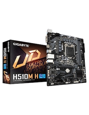 Tarjeta Madre Gigabyte H510M H Con Procesador Intel