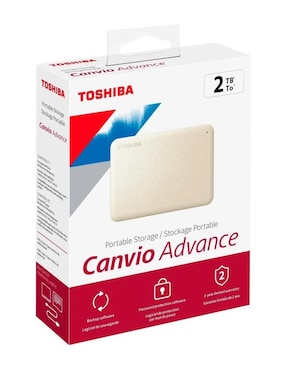 Disco duro externo Toshiba capacidad 2 TB