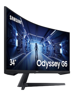 Monitor gamer Samsung standard full HD 34 pulgadas LC34G55TWWLXZX