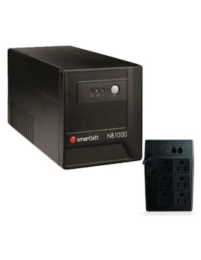 No-Break Smartbitt SBNB1000USB 1000VA/500 Watts 6 contactos