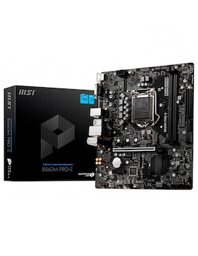 Tarjeta Madre MSI B560M PRO-E Con Procesador Intel