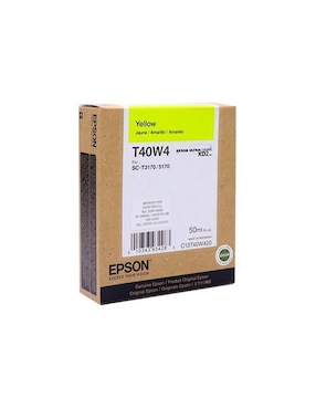 Cartucho Epson T40W420 Amarillo 50ML Plotter T3170/T5170