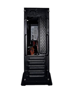 Gabinete Evotec Slim Viena Micro ATX fuente 600W Rojo EV-1011