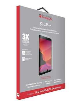 Mica Vidrio Templado para iPad 10.2 Invisibleshield Glass+ Zagg