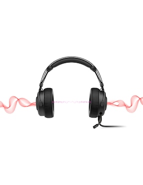 Audífonos gamer Over-Ear Hp Omen Blast alámbricos con cancelación de ruido