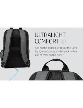 Mochila escolar Hp 15 Prelude impermeable unisex