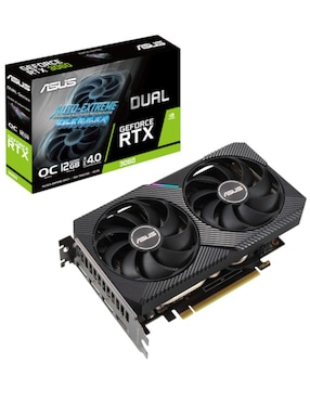 Tarjeta De Video Asus Geforce RTX 3060 Dual OC V2 12GB LHR DUAL-RTX3060-O12G-V2