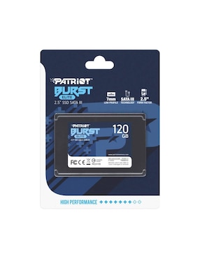 Unidad SSD Patriot capacidad 120 GB