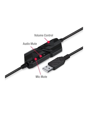 Audífonos Hyperkin M07393 alámbricos con cancelación de ruido