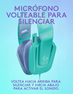 Audífonos Over-Ear Logitech G 335 Alámbricos