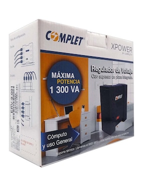 Regulador Complete Erv-9-001x 1300 Va 650 W