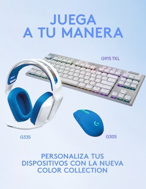 Audífonos Gamer Over-Ear Logitech G335 Alámbrico