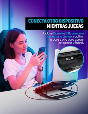 Base para laptop ajustable Redlemon