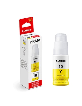 Botella de Tinta Canon PIXMA GI-10 A amarillo