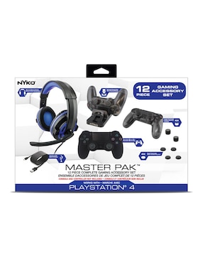 Kit de accesorios para PlayStation 4 Nyko Master Pak