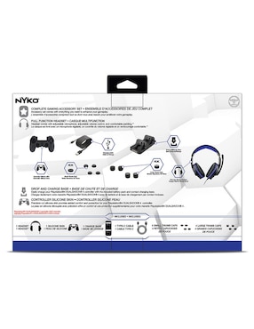 Kit de accesorios para PlayStation 4 Nyko Master Pak