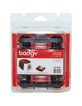 Cinta Ribbon 100 Impresiones CMYK para Badgy 100 y 200 Supergamer
