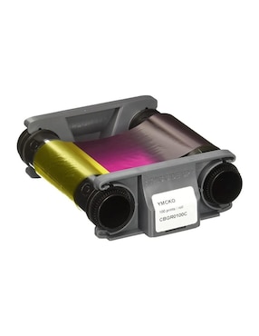 Cinta Ribbon 100 Impresiones CMYK para Badgy 100 y 200 Supergamer