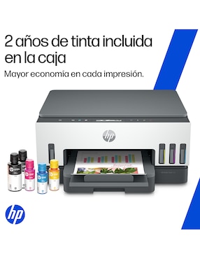 Multifuncional HP Smart Tank 720 de tinta continua alámbrica a color