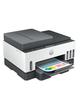 Multifuncional HP Smart Tank 750 de tinta continua alámbrica a color