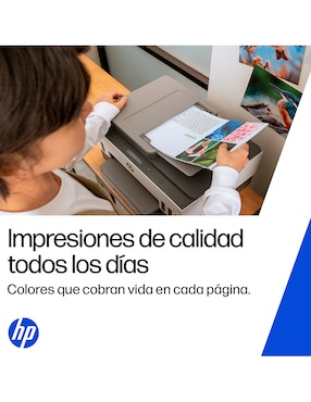 Multifuncional HP Smart Tank 750 de tinta continua alámbrica a color