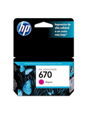 Cartucho de tinta HP 670