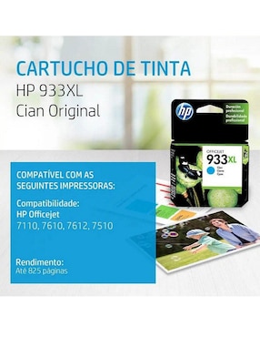 Cartucho de tinta HP 933xl