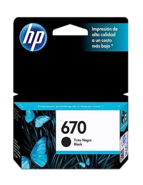 Cartucho De Tinta HP 670