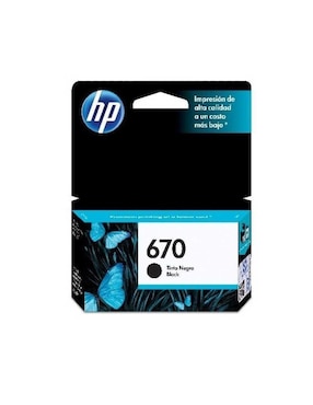 Cartucho de tinta HP 670