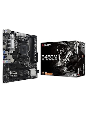 Tarjeta Madre Biostar B450MX-S AM4 DDR4 Micro ATX