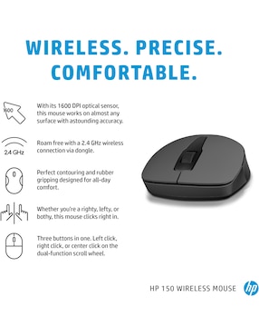 Mouse Inalámbrico Hp hp 150 2s9l1aa