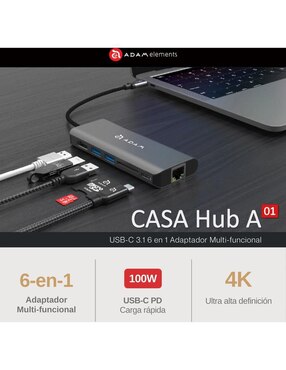 Adaptador Adam Elements Casa Hub A01