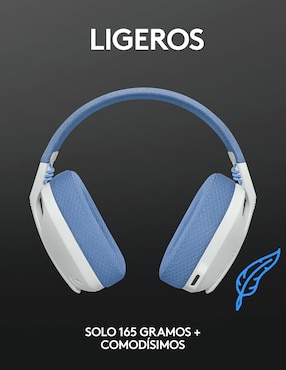 Audífonos gamer over - ear Logitech G435 Inalámbricos con cancelación de ruido
