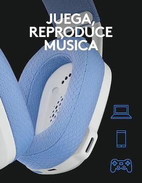 Audífonos gamer over - ear Logitech G435 Inalámbricos con cancelación de ruido