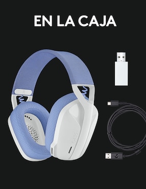 Audífonos gamer over - ear Logitech G435 Inalámbricos con cancelación de ruido