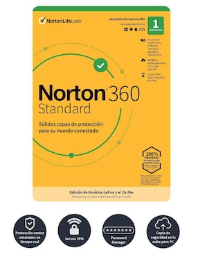 Norton 360 Standard Antivirus Norton para 1 usuario
