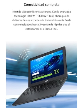 Laptop Acer Chromebook 712-C871 12 pulgadas HD Intel UHD Graphics Intel Celeron 4 GB RAM 32 GB 128 GB SSD