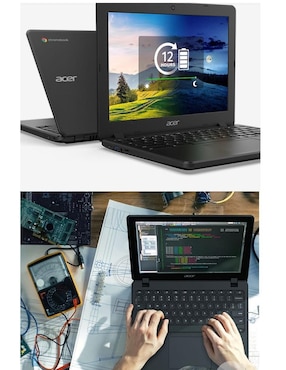 Laptop Acer Chromebook 712-C871 12 pulgadas HD Intel UHD Graphics Intel Celeron 4 GB RAM 32 GB 128 GB SSD
