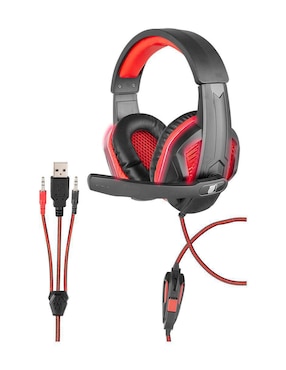 Audífonos Gamer Over-Ear GreenLeaf 18-8303 Alámbricos