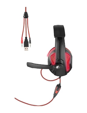 Audífonos Gamer Over-Ear GreenLeaf 18-8303 Alámbricos