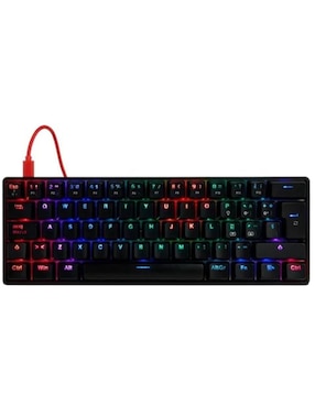 Teclado Alámbrico Game Factor Kbg560-Rd