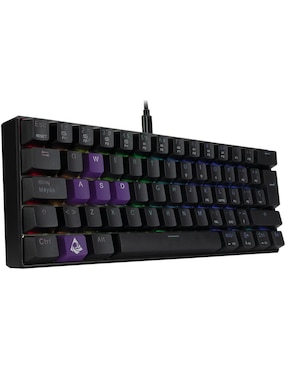 Teclado Alámbrico Munfrost Dark Moon Bk/Rd