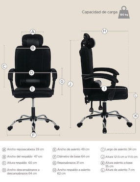 Silla de escritorio X-Pross