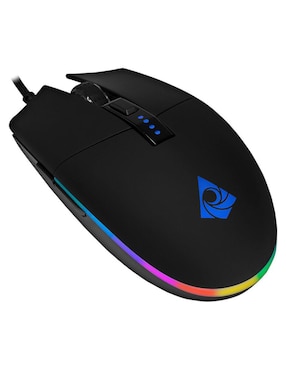 Mouse Alámbrico Munfrost Triton Black Mate ARGB